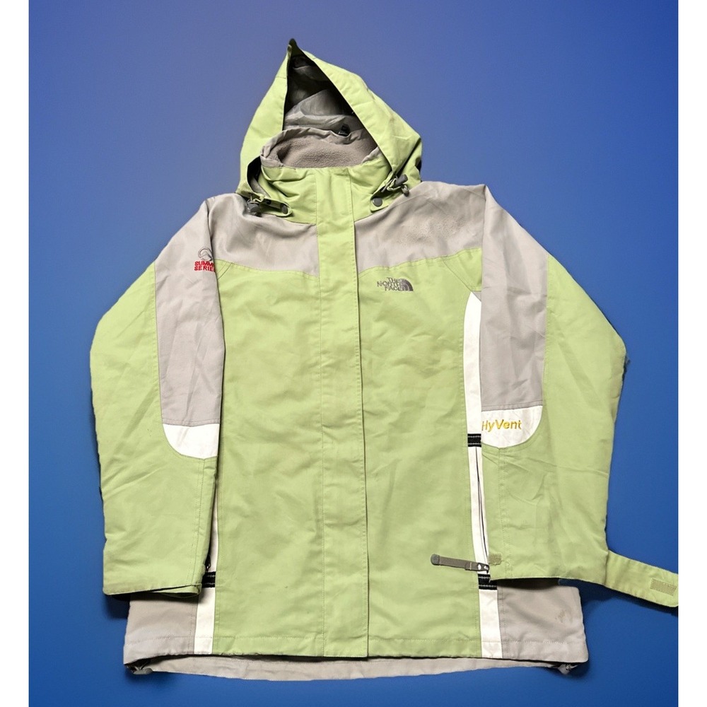 The North Face Womens Jacket Large Hyvent Summit Series Green Ski
